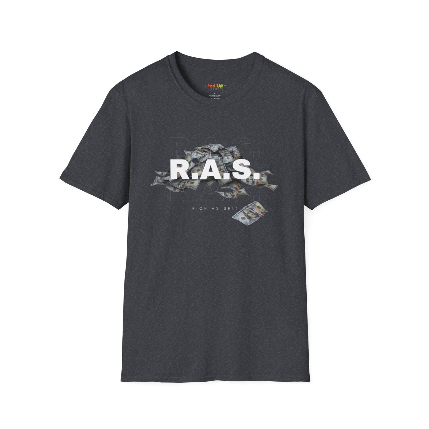 Rich As Shit - Unisex Softstyle T-Shirt