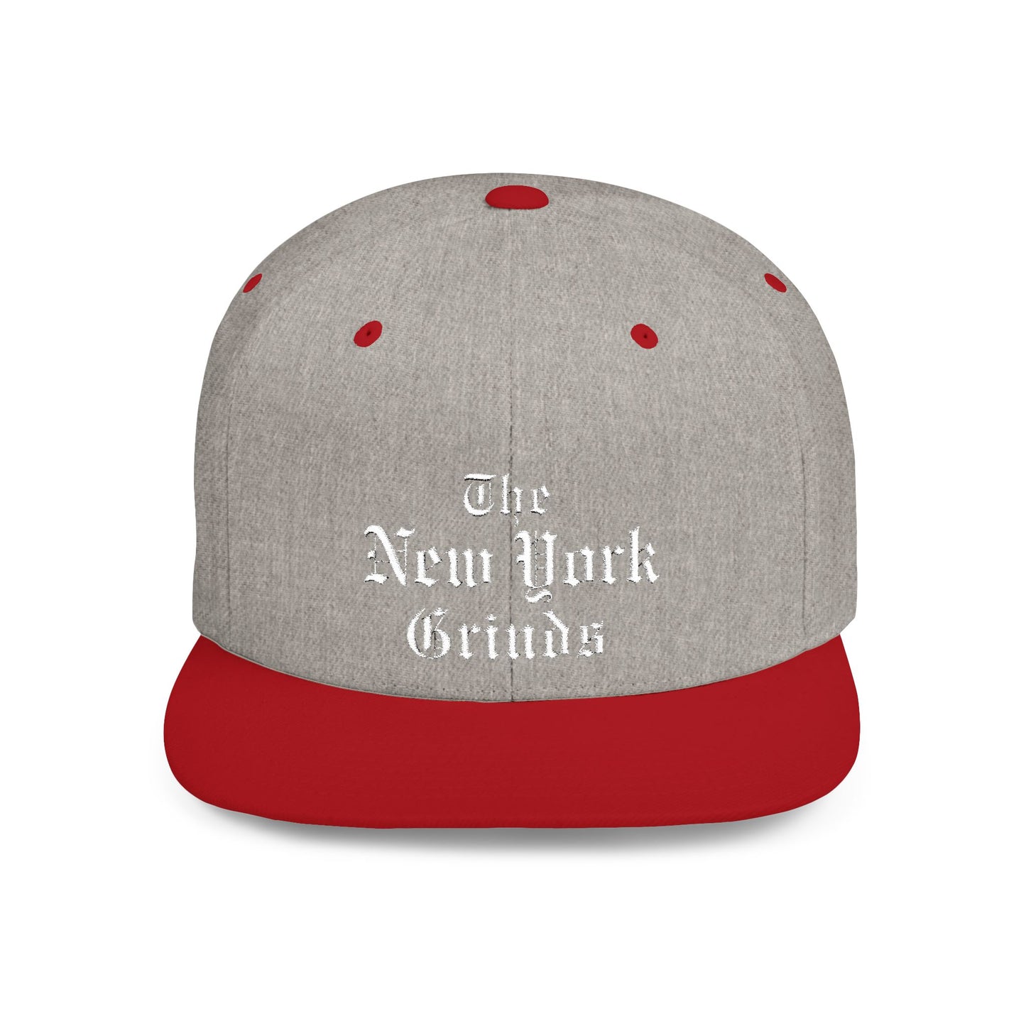 New York Grinds Flat Bill Snapback Hat - Stylish Streetwear Cap for Trendsetters