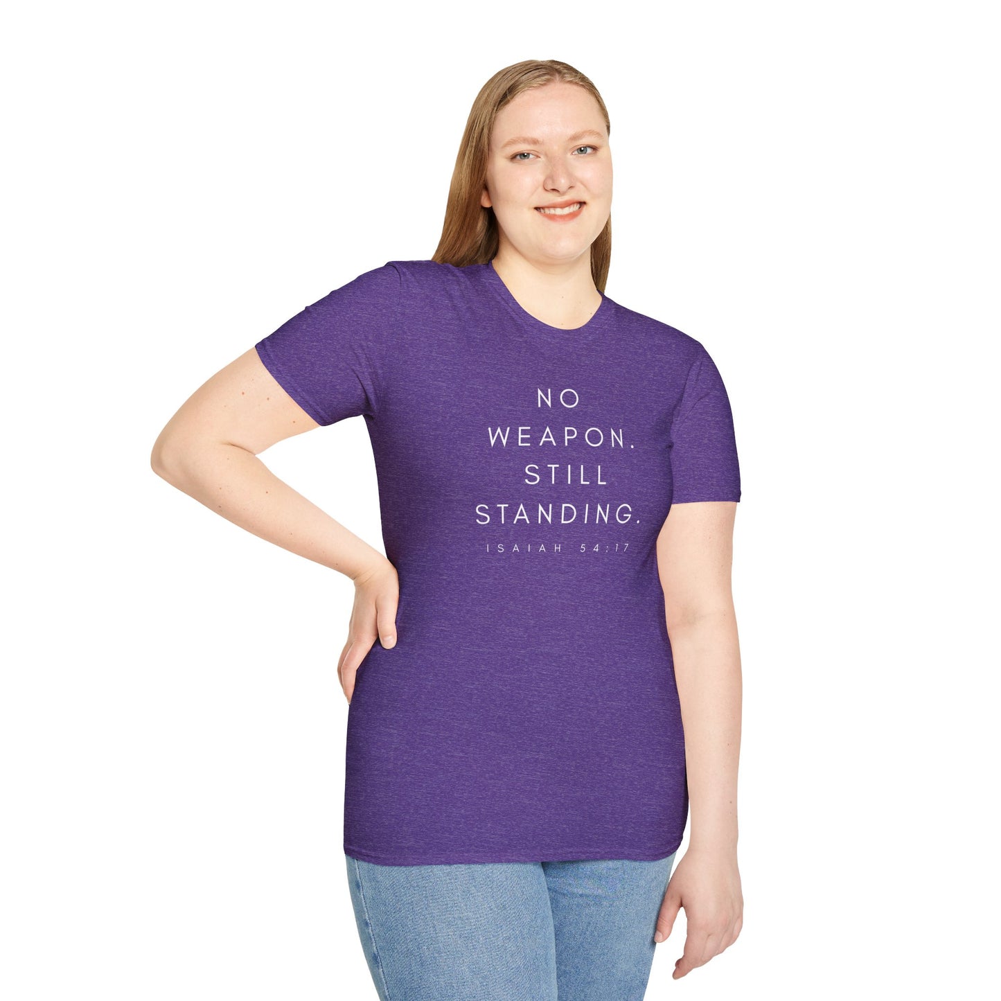 ISAIAH 54:17 | Unisex Softstyle T-Shirt