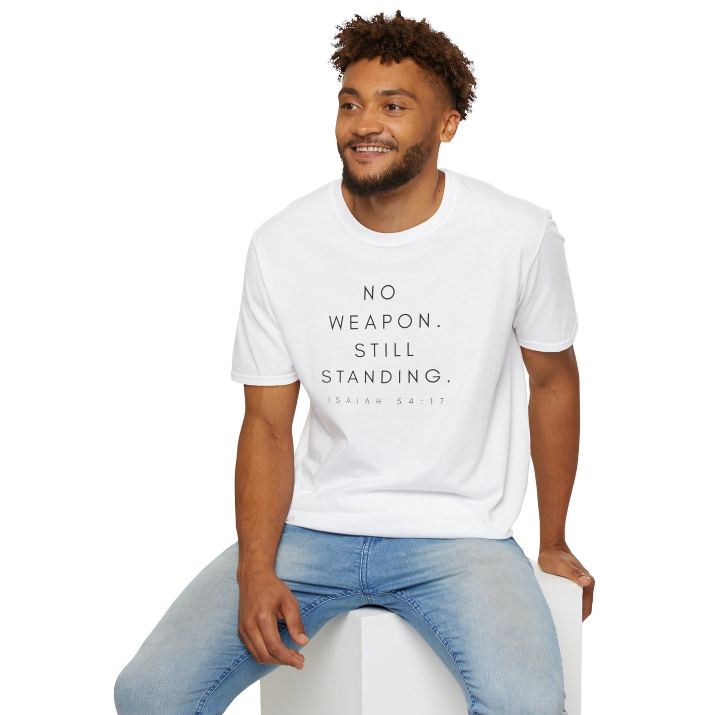 ISAIAH 54:17 | Unisex Softstyle T-Shirt