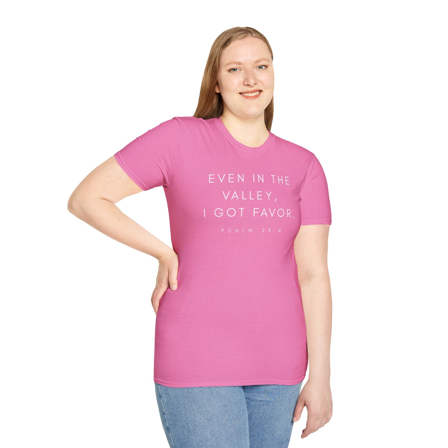 PSALM 23:4 Unisex Softstyle T-Shirt