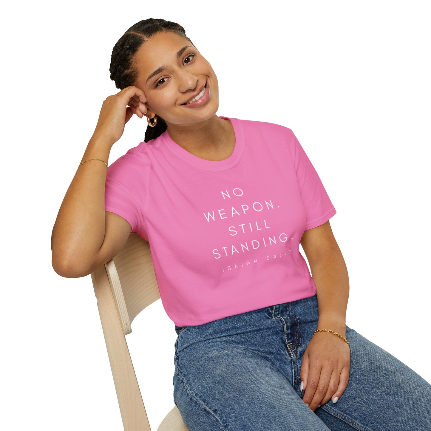 ISAIAH 54:17 | Unisex Softstyle T-Shirt
