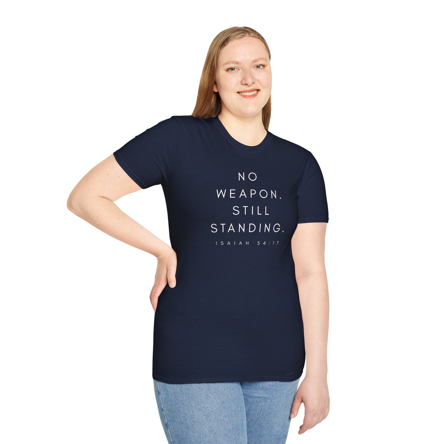 ISAIAH 54:17 | Unisex Softstyle T-Shirt