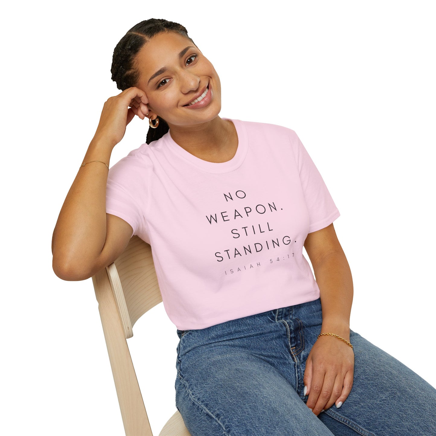 ISAIAH 54:17 | Unisex Softstyle T-Shirt