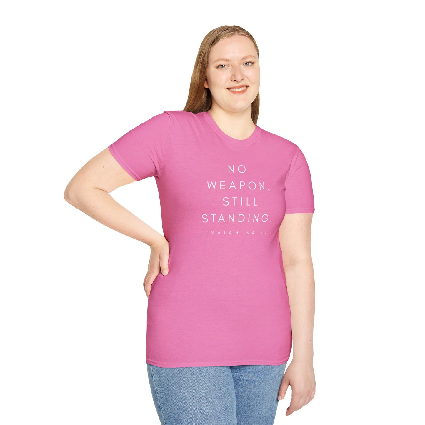 ISAIAH 54:17 | Unisex Softstyle T-Shirt