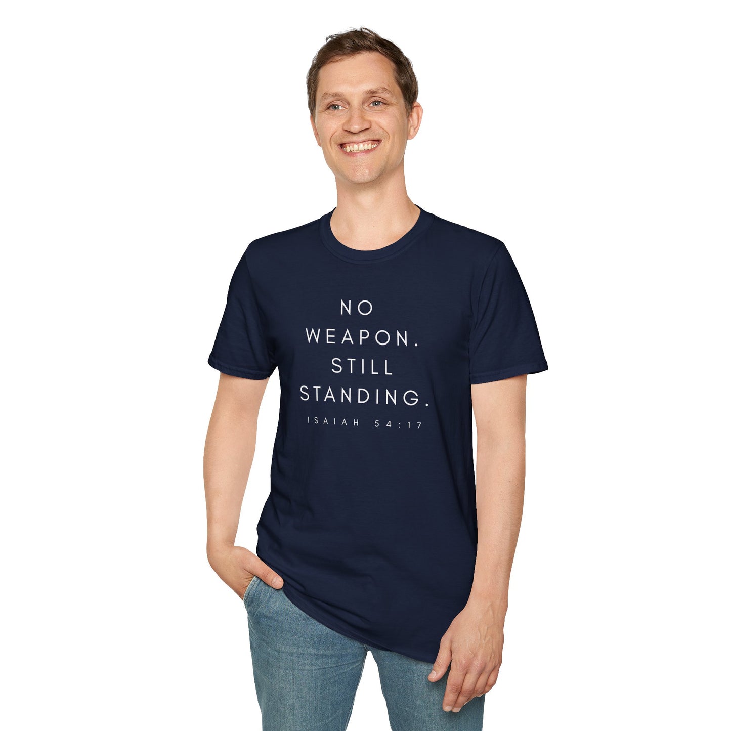 ISAIAH 54:17 | Unisex Softstyle T-Shirt