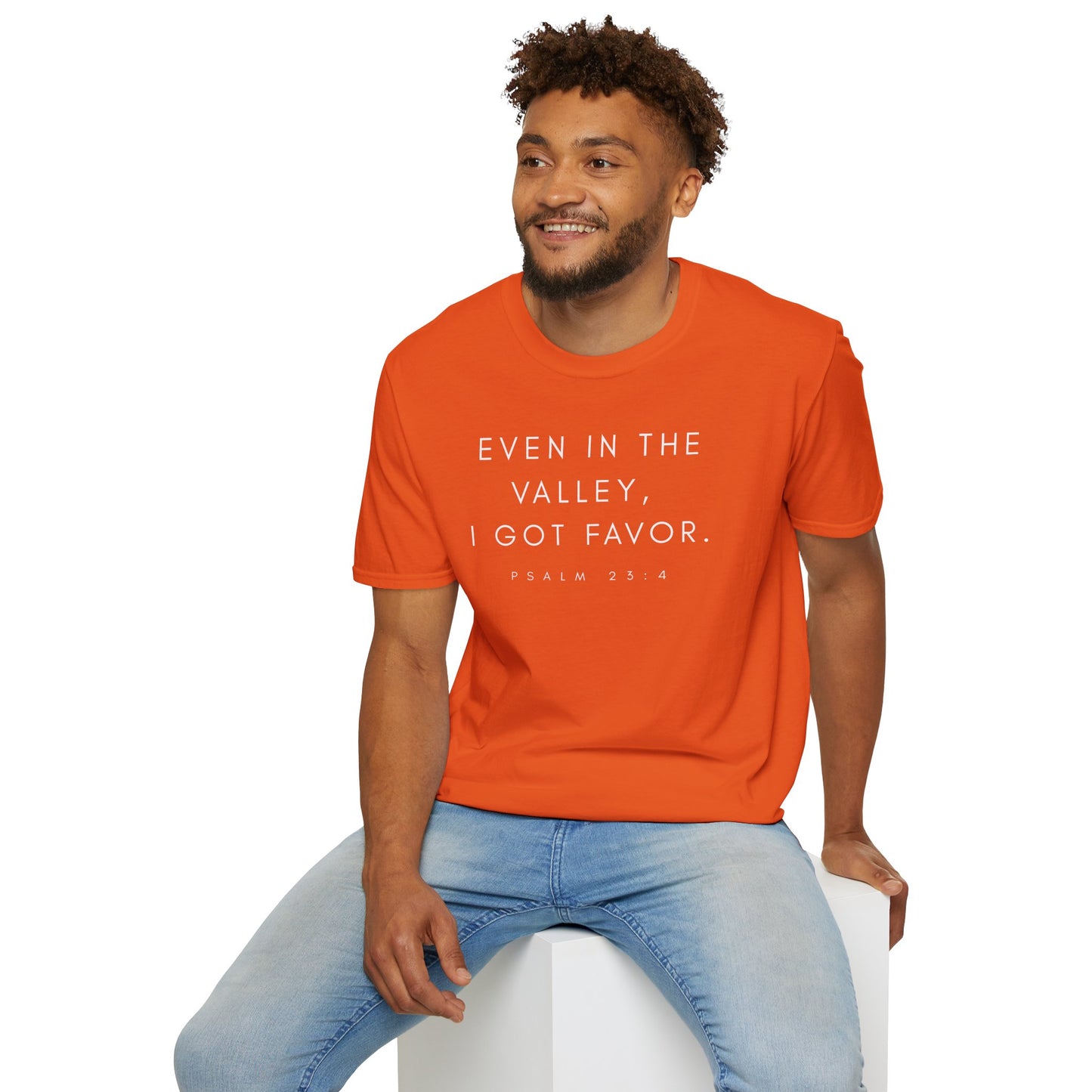 PSALM 23:4 Unisex Softstyle T-Shirt