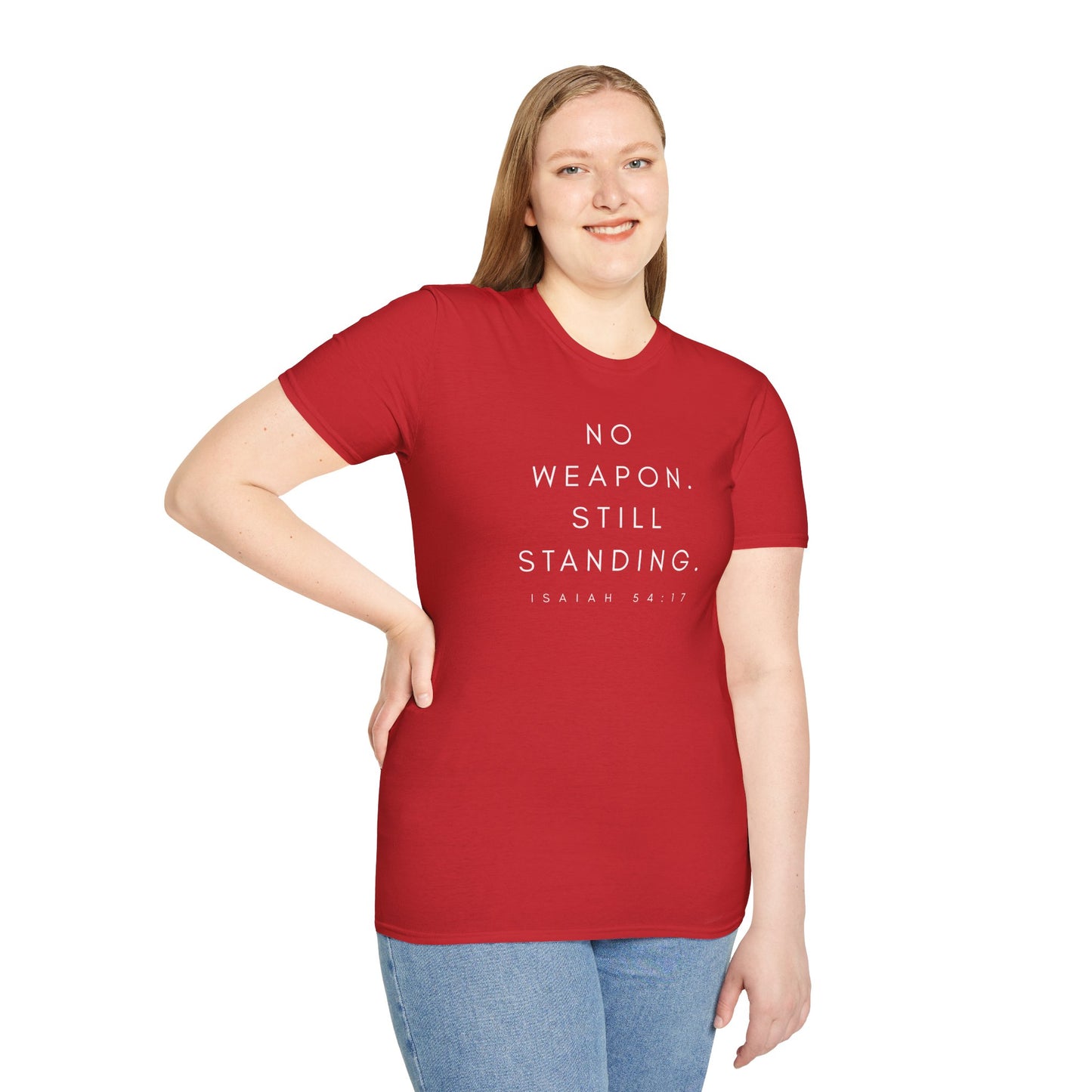 ISAIAH 54:17 | Unisex Softstyle T-Shirt