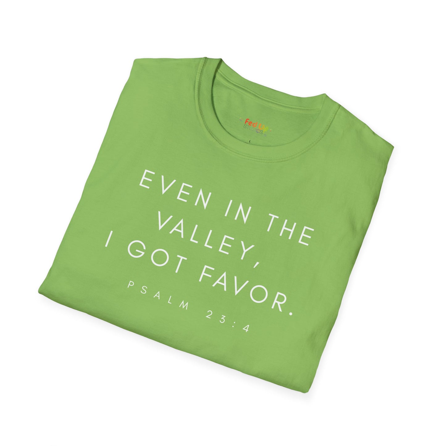 PSALM 23:4 Unisex Softstyle T-Shirt
