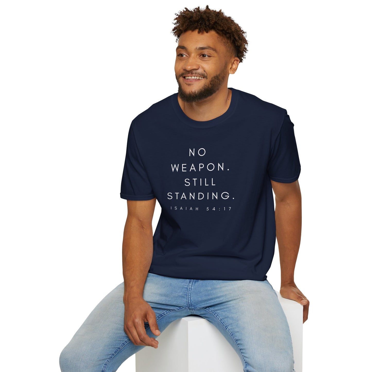 ISAIAH 54:17 | Unisex Softstyle T-Shirt
