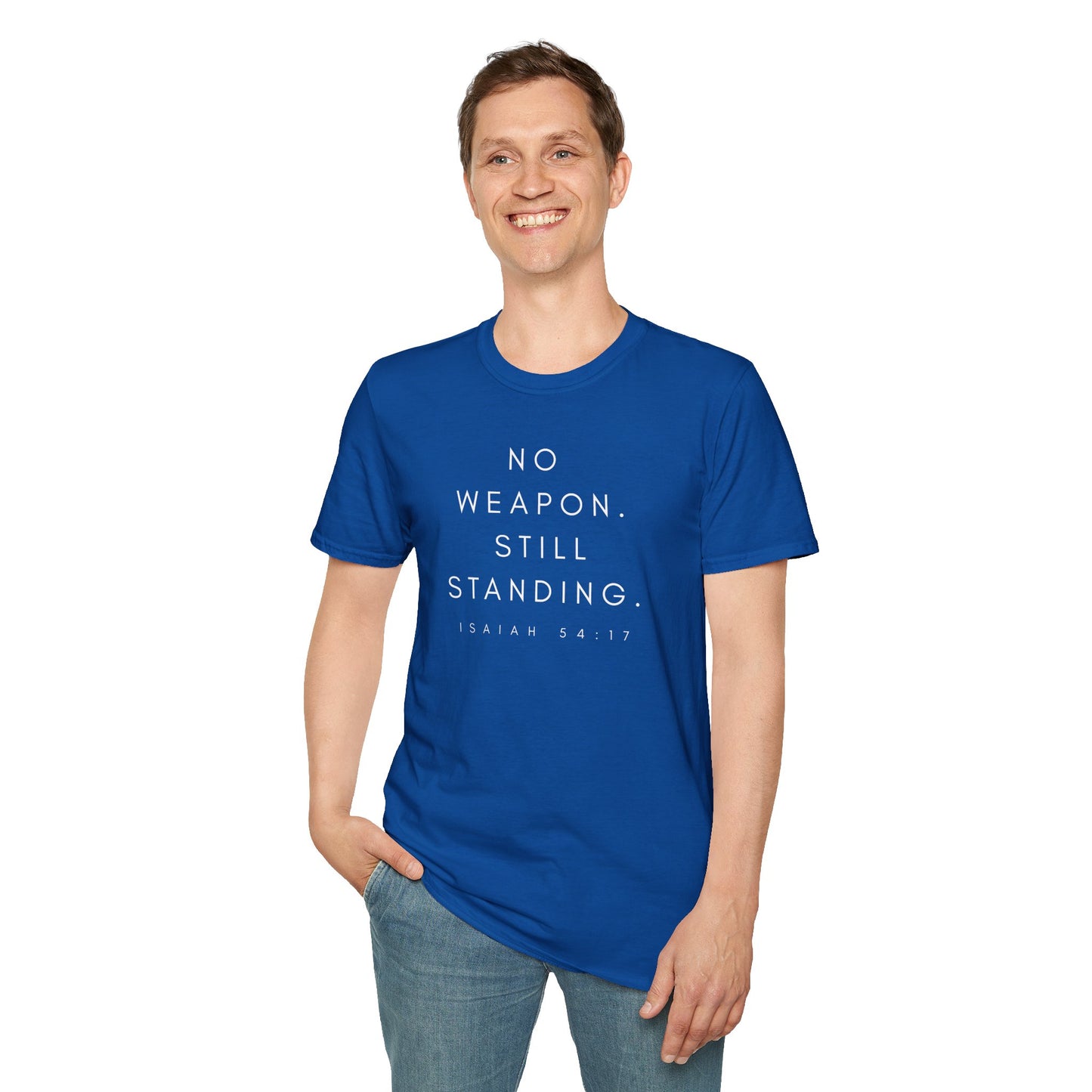 ISAIAH 54:17 | Unisex Softstyle T-Shirt