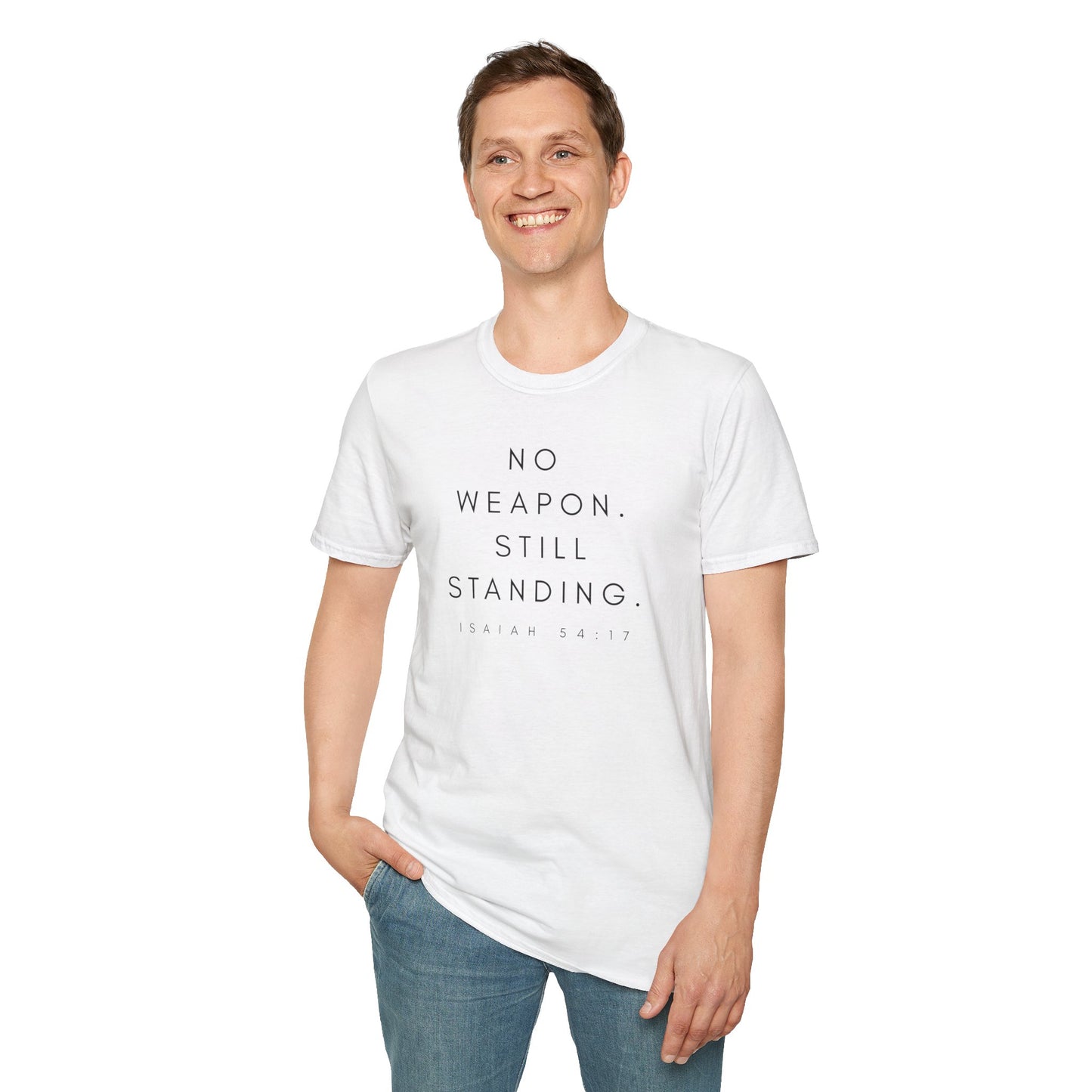 ISAIAH 54:17 | Unisex Softstyle T-Shirt