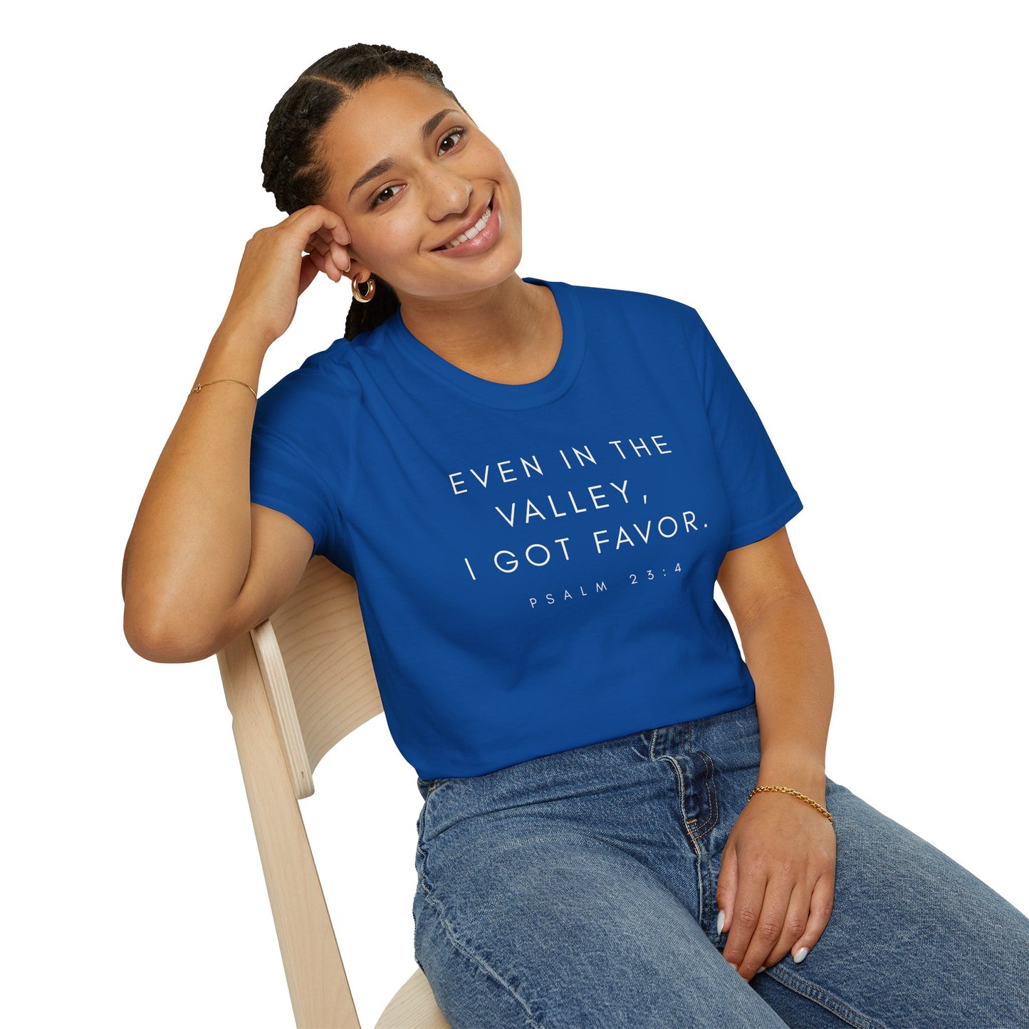 PSALM 23:4 Unisex Softstyle T-Shirt