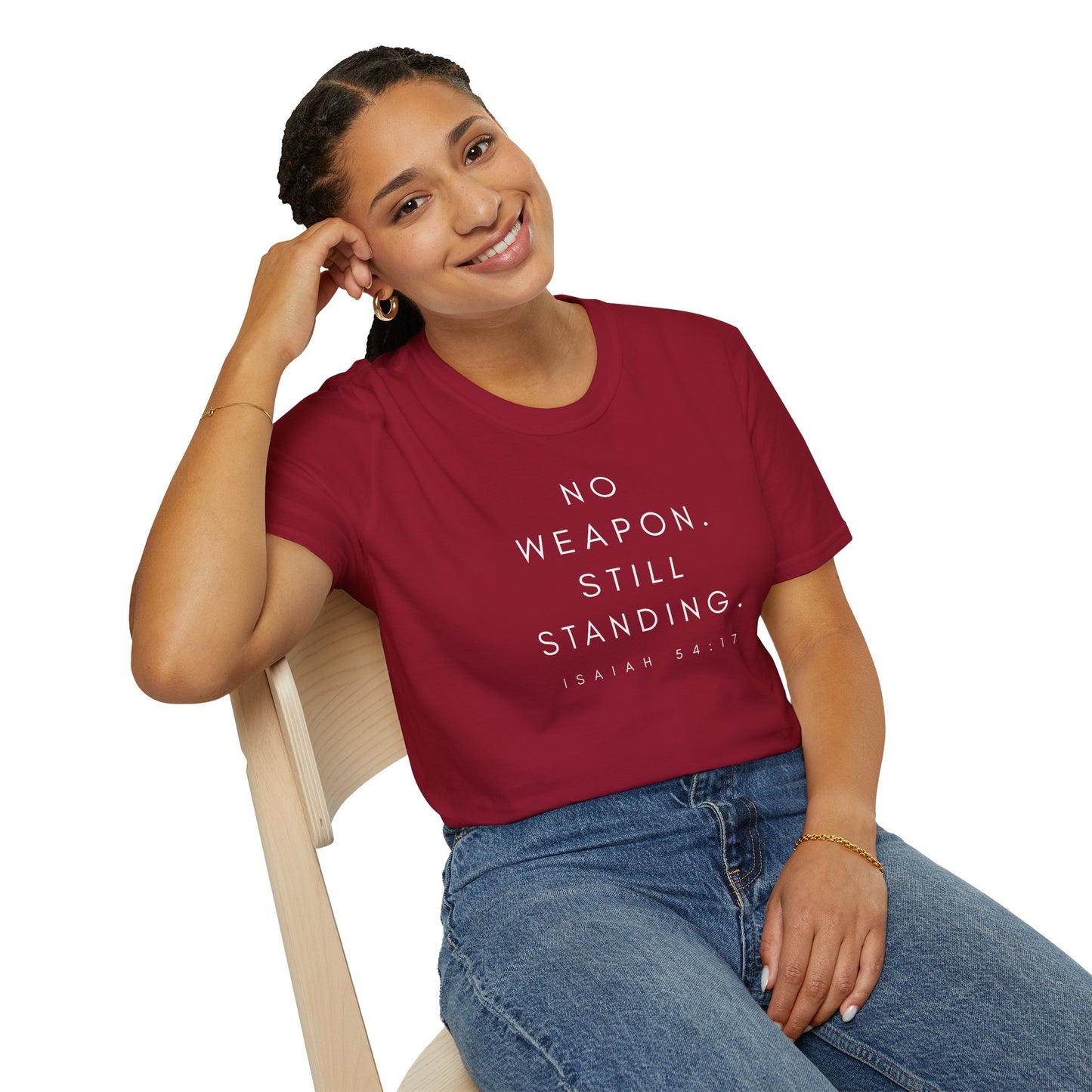 ISAIAH 54:17 | Unisex Softstyle T-Shirt