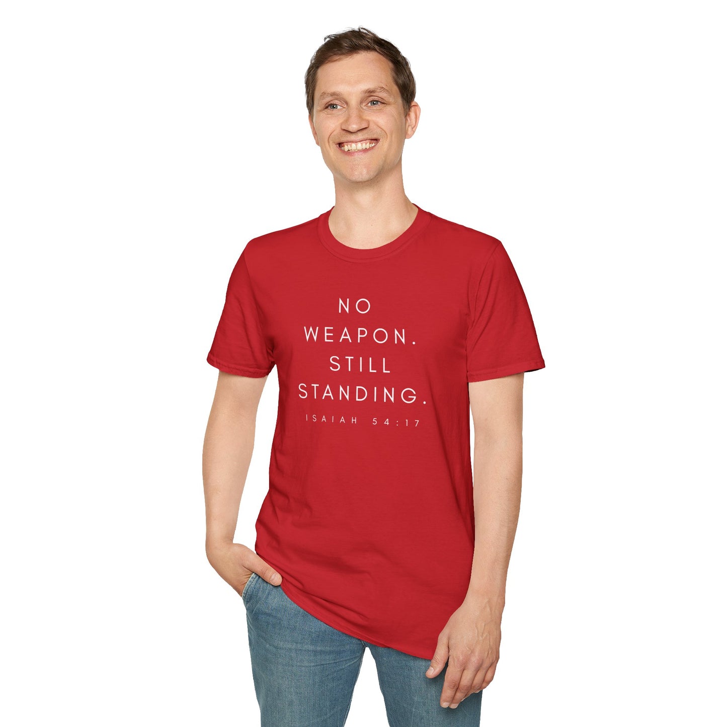 ISAIAH 54:17 | Unisex Softstyle T-Shirt
