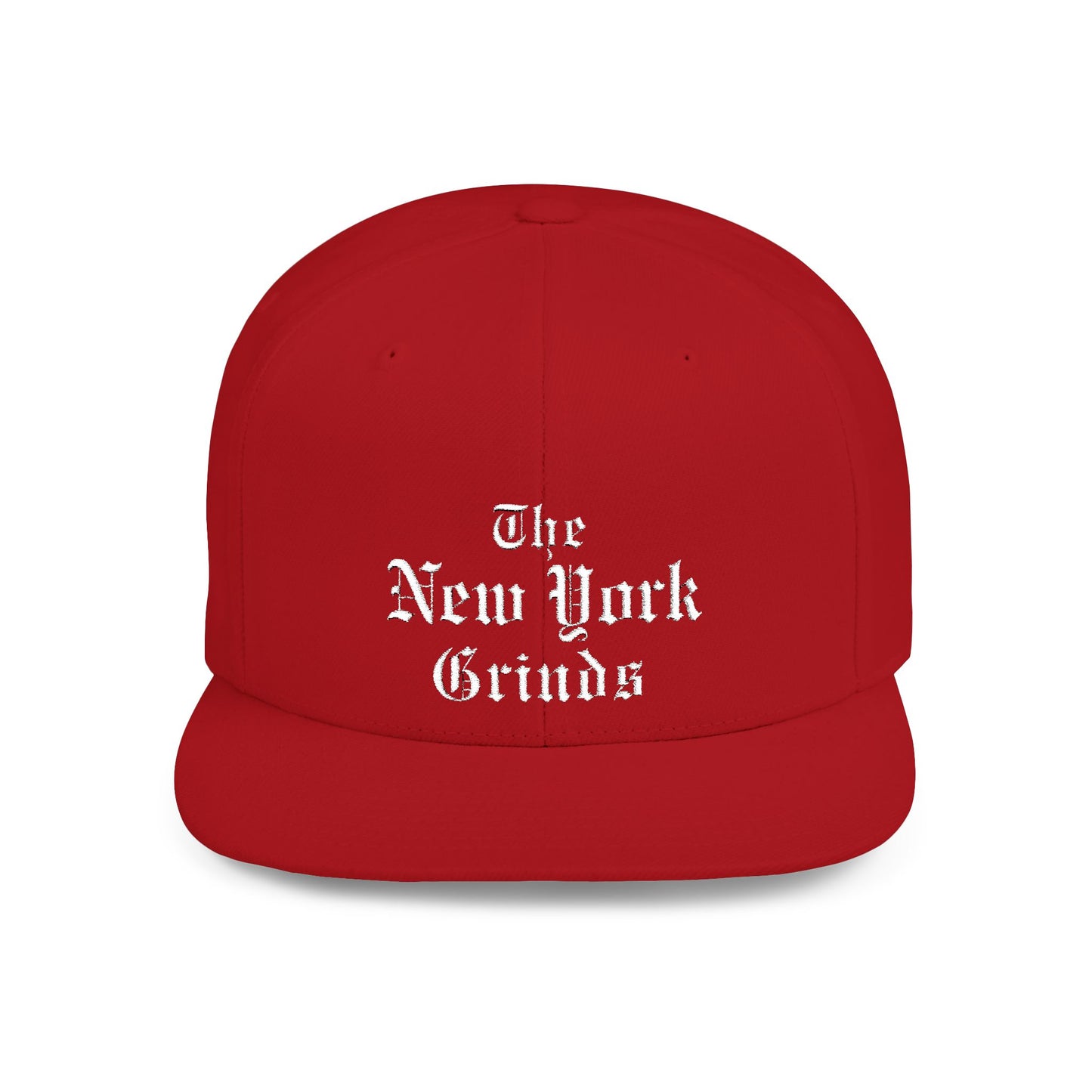 New York Grinds Flat Bill Snapback Hat - Stylish Streetwear Cap for Trendsetters