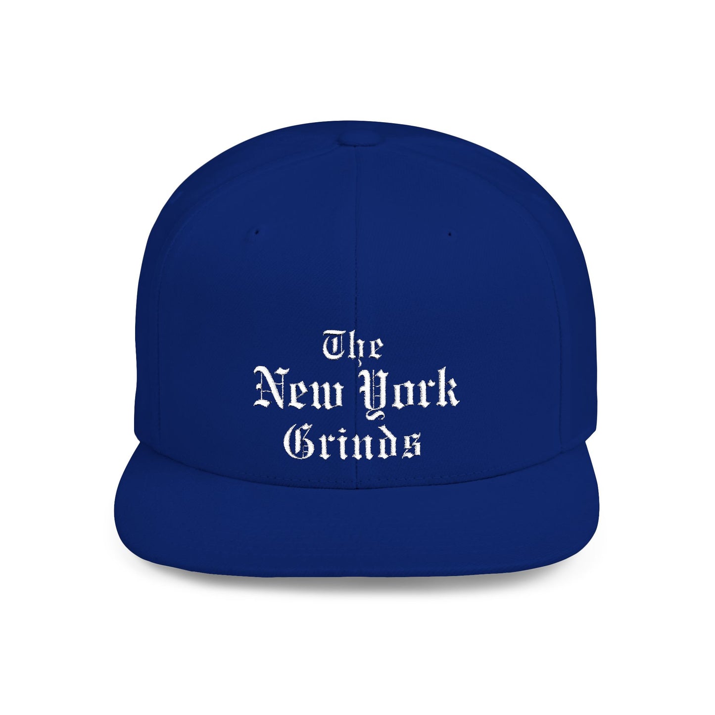 New York Grinds Flat Bill Snapback Hat - Stylish Streetwear Cap for Trendsetters