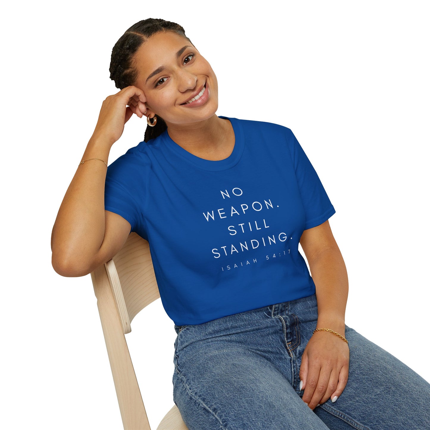 ISAIAH 54:17 | Unisex Softstyle T-Shirt