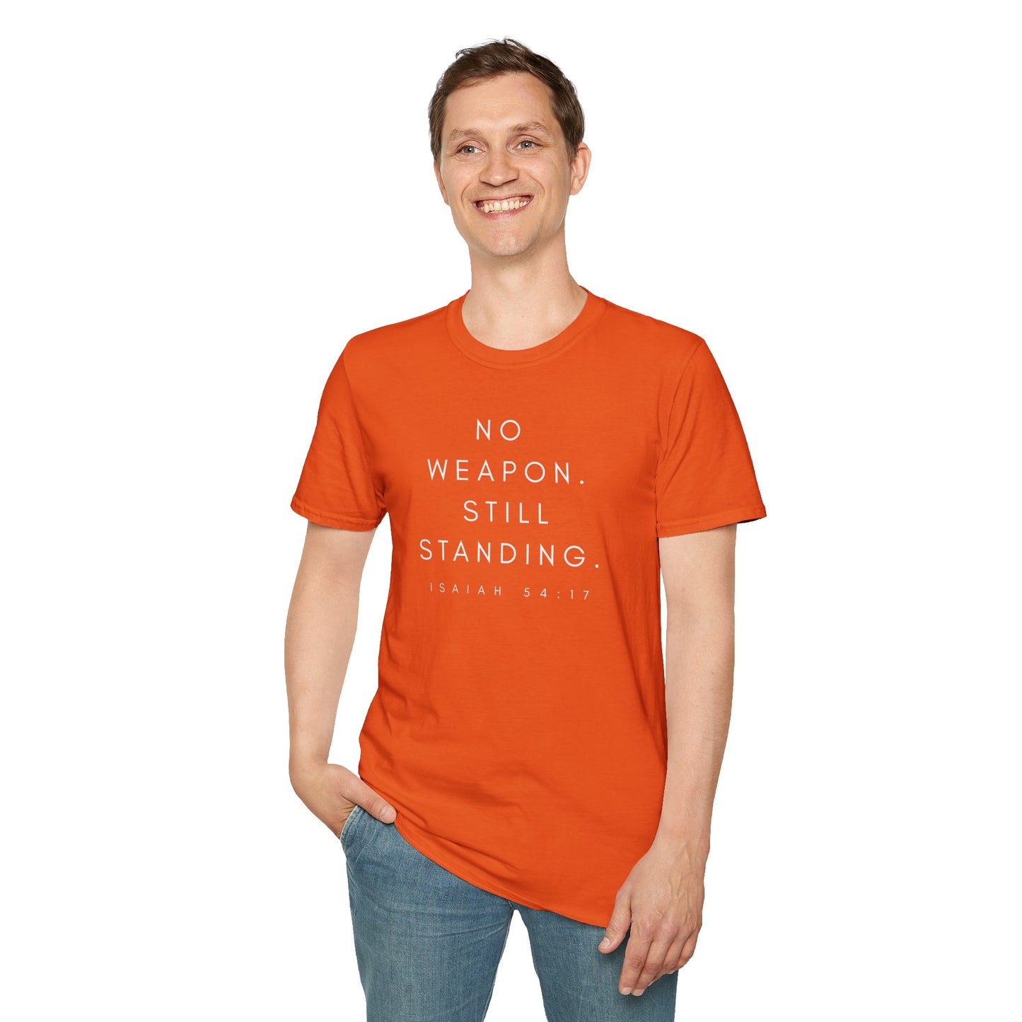 ISAIAH 54:17 | Unisex Softstyle T-Shirt