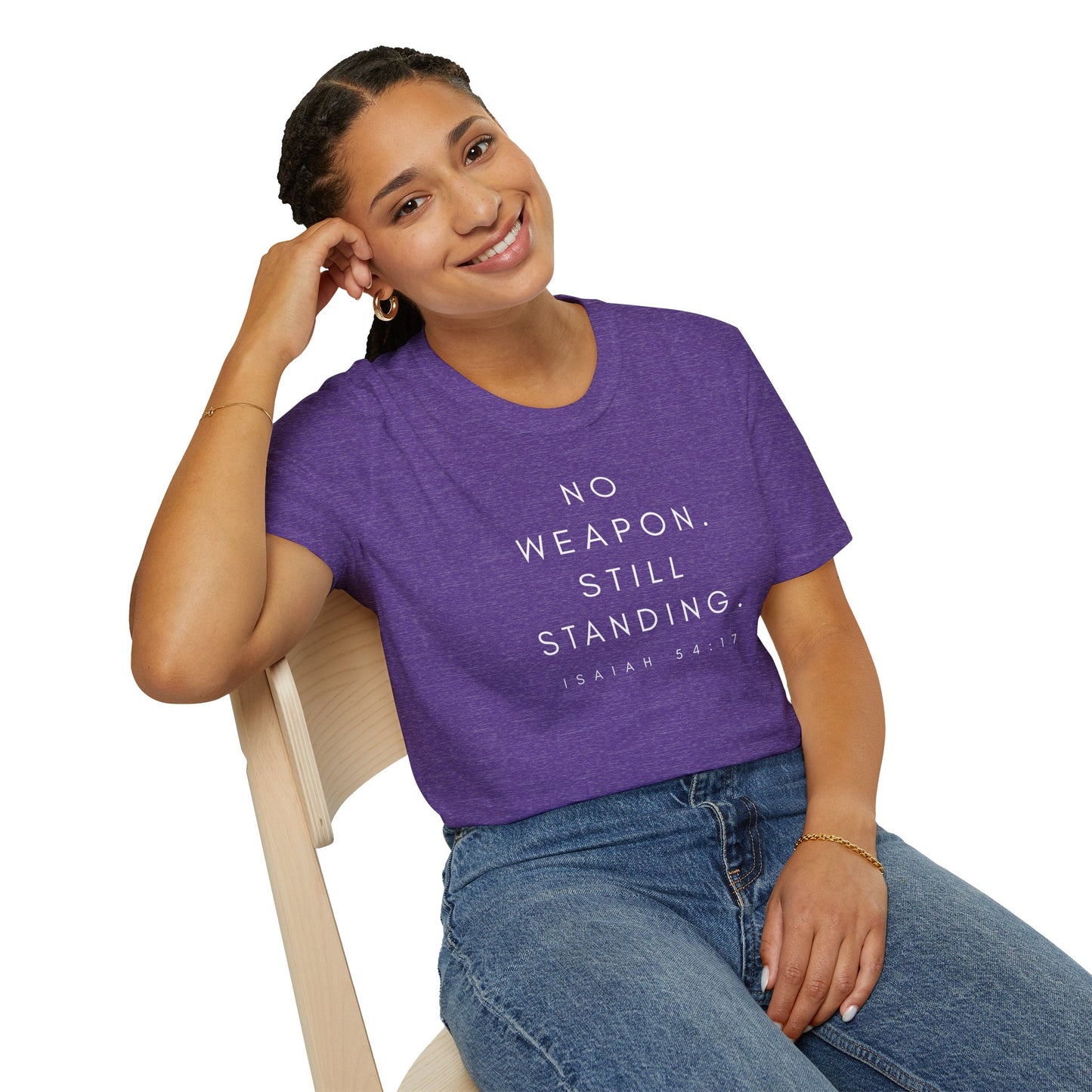 ISAIAH 54:17 | Unisex Softstyle T-Shirt