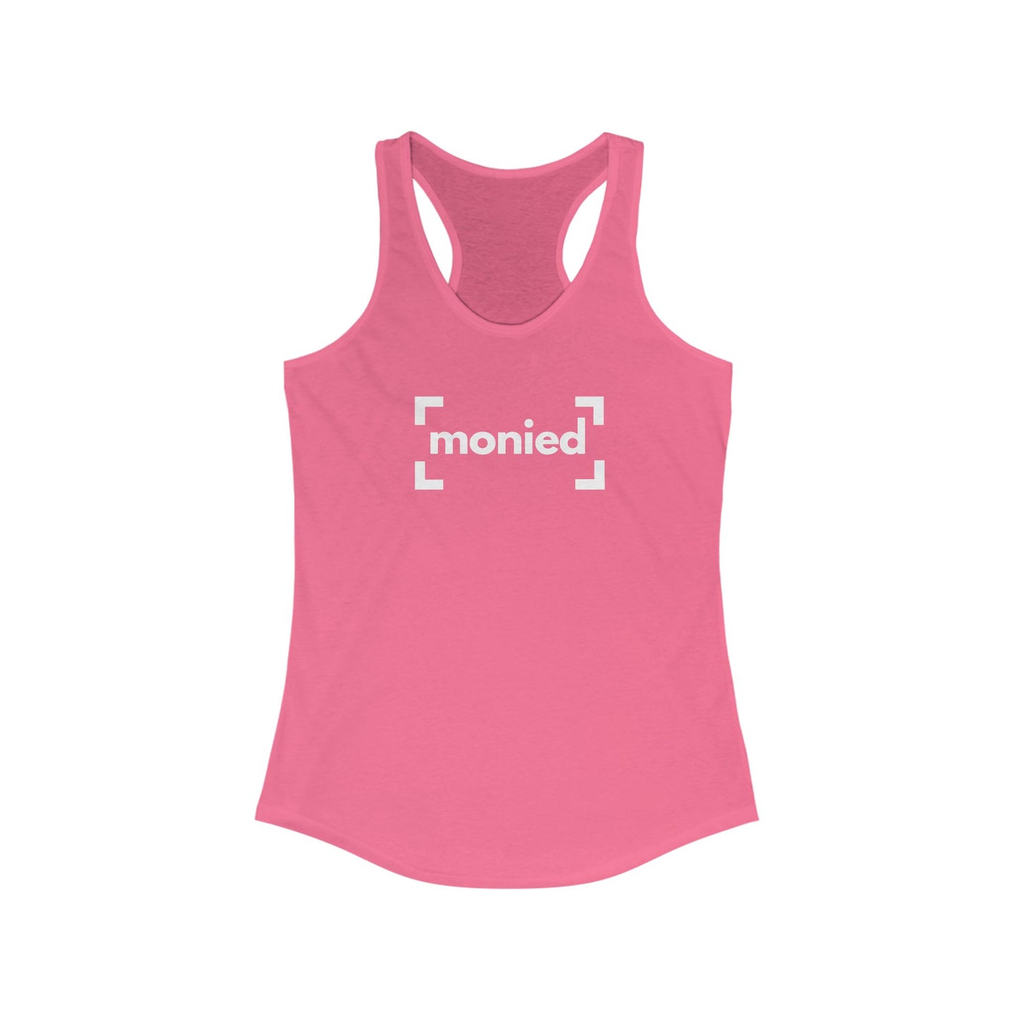 Monied - Motivational Women's Racerback Tank Top