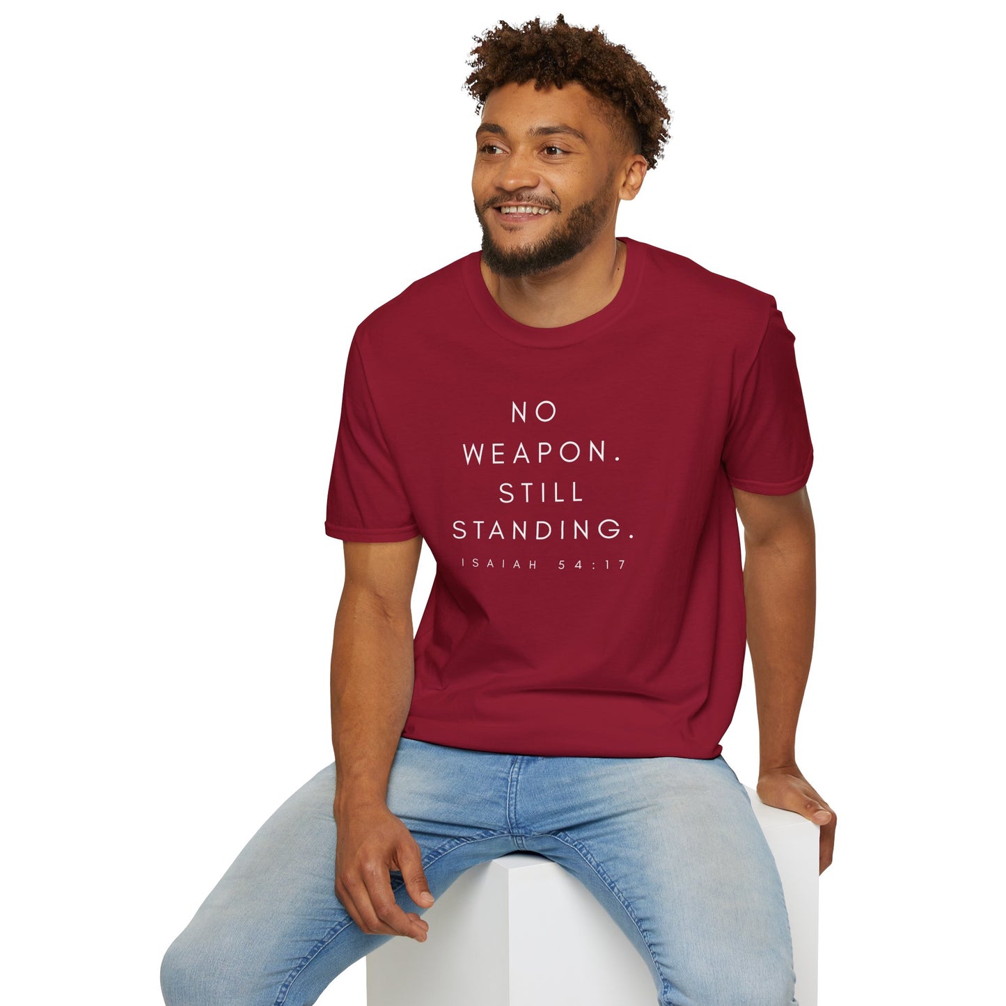 ISAIAH 54:17 | Unisex Softstyle T-Shirt