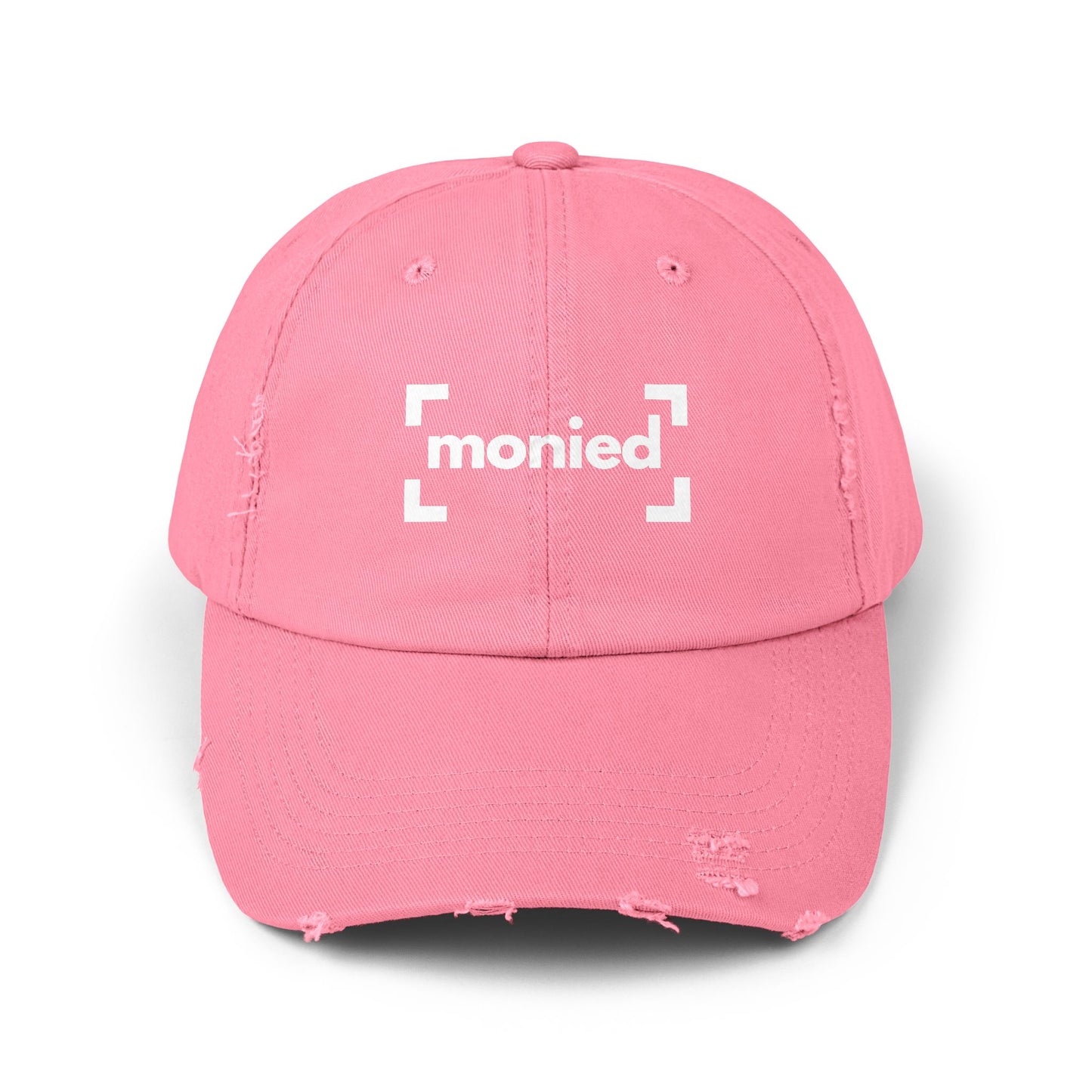 Trendy Distressed Cap - Monied Hat, Unisex Fashion Accessory, Gift for Entrepreneurs, Casual Everyday Wear, Adjustable