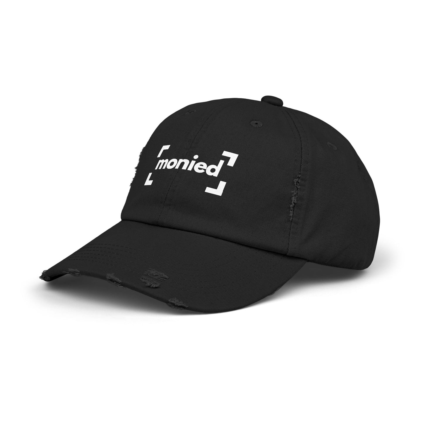 Trendy Distressed Cap - Monied Hat, Unisex Fashion Accessory, Gift for Entrepreneurs, Casual Everyday Wear, Adjustable