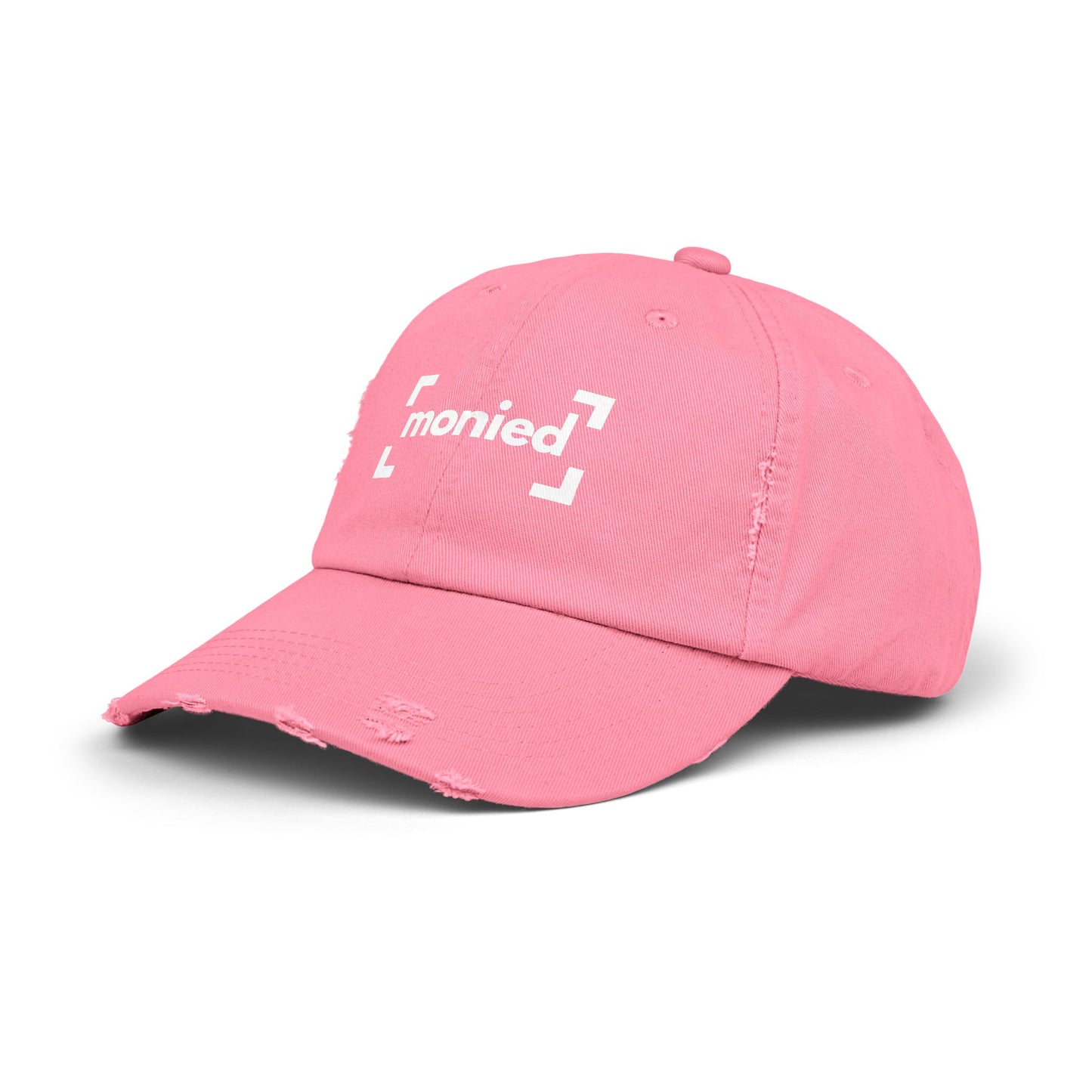 Trendy Distressed Cap - Monied Hat, Unisex Fashion Accessory, Gift for Entrepreneurs, Casual Everyday Wear, Adjustable
