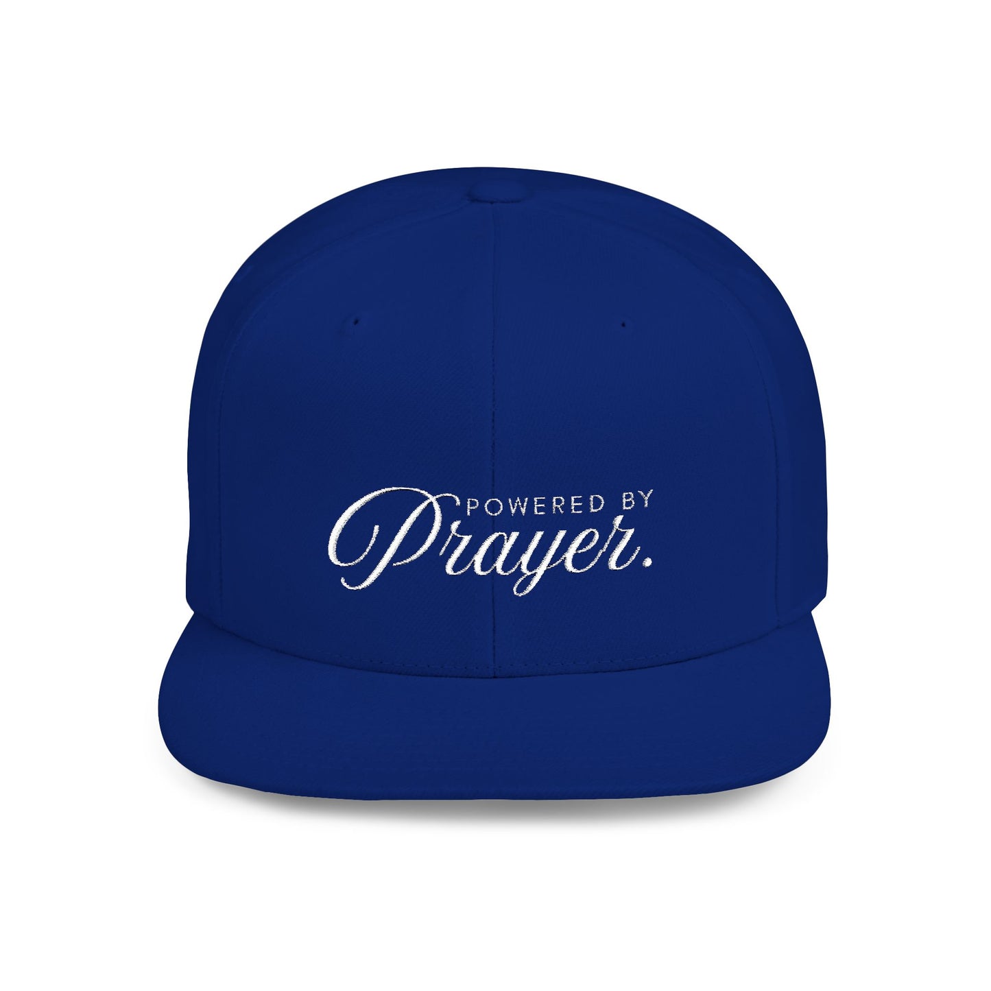 Powered By Prayer - Snapback Cap - Stylish Flat Bill Snapback