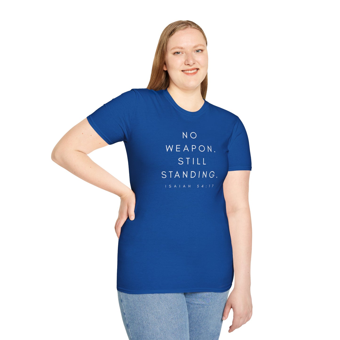 ISAIAH 54:17 | Unisex Softstyle T-Shirt