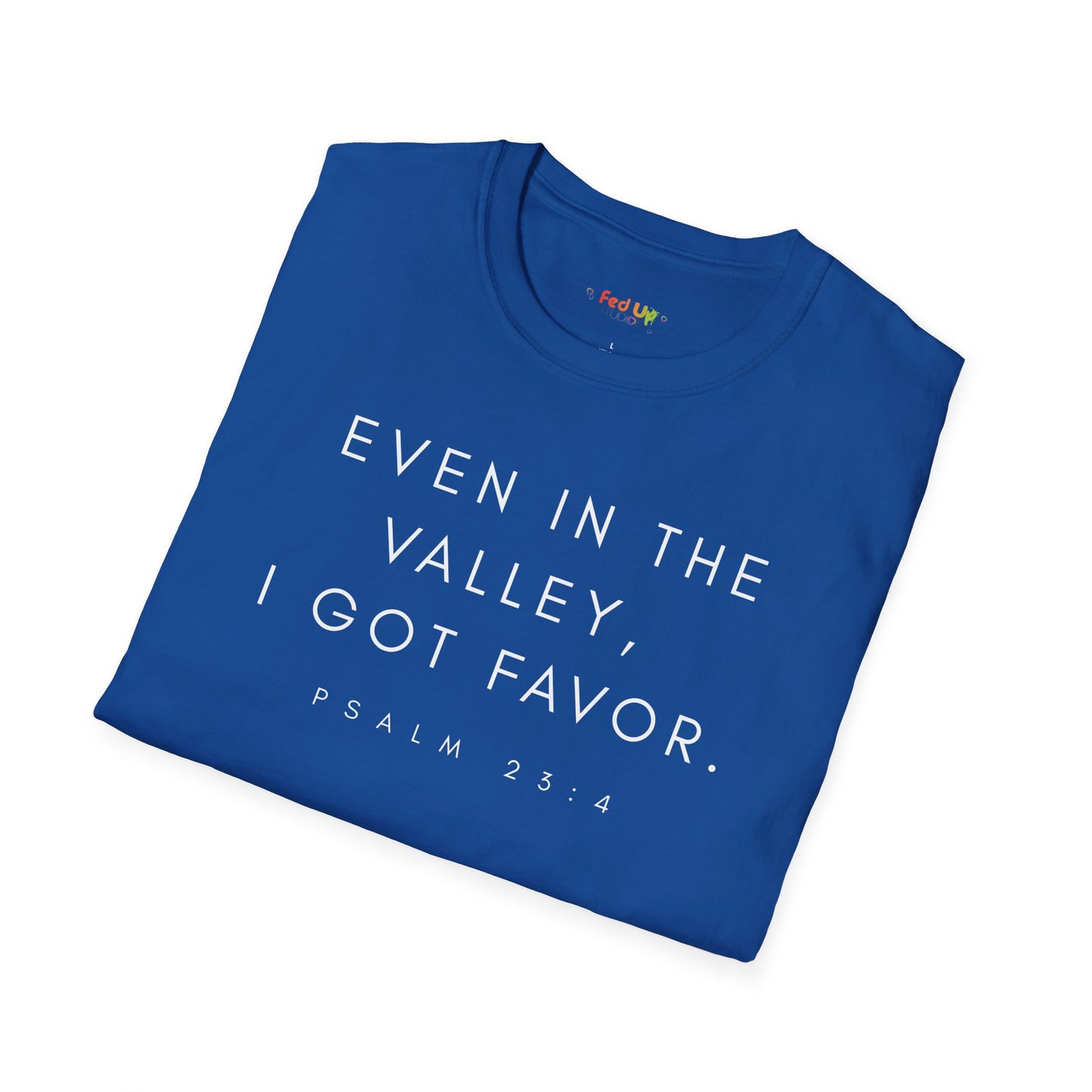 PSALM 23:4 Unisex Softstyle T-Shirt
