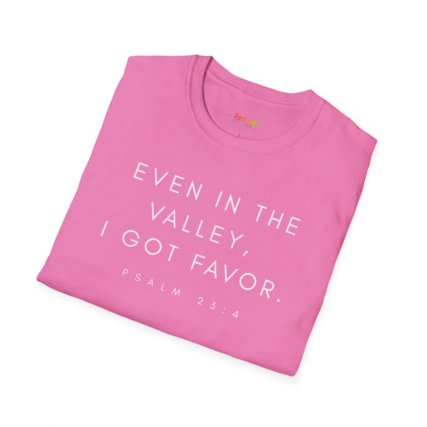 PSALM 23:4 Unisex Softstyle T-Shirt