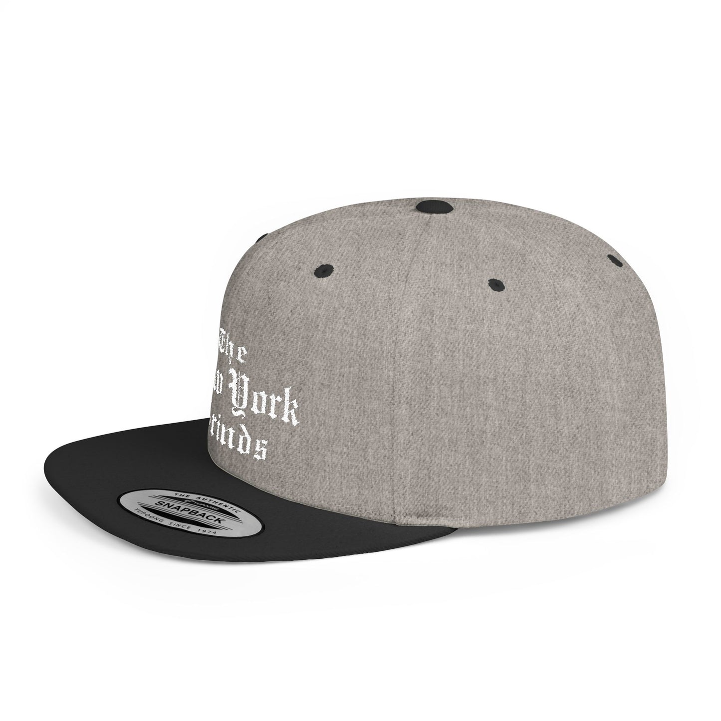 New York Grinds Flat Bill Snapback Hat - Stylish Streetwear Cap for Trendsetters