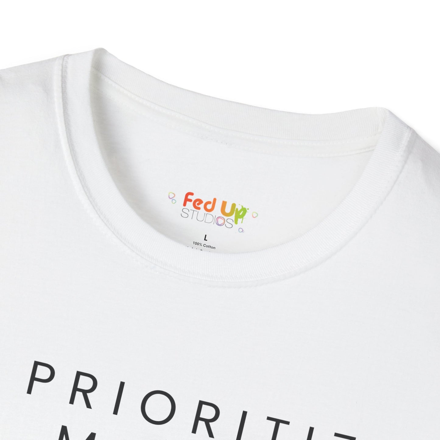 Motivational Unisex Softstyle T-Shirt - 'Prioritize, Monetize, Multiply'