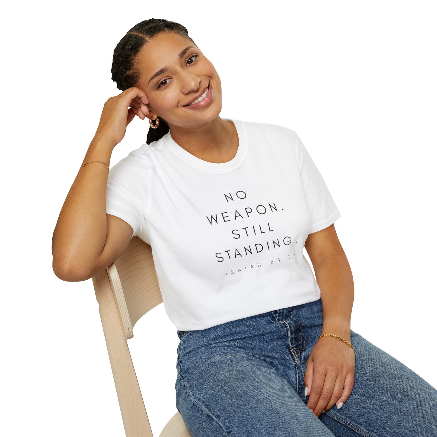 ISAIAH 54:17 | Unisex Softstyle T-Shirt
