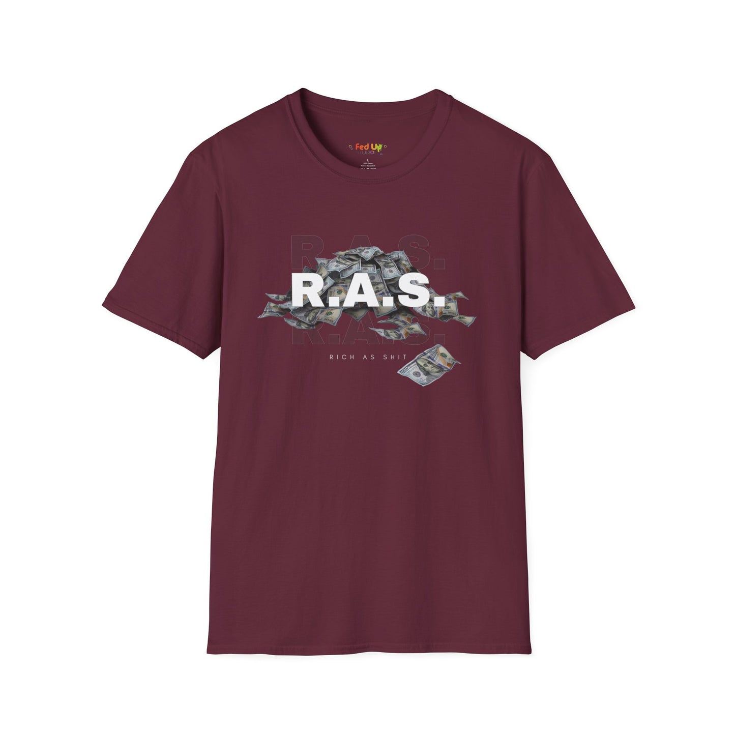 Rich As Shit - Unisex Softstyle T-Shirt