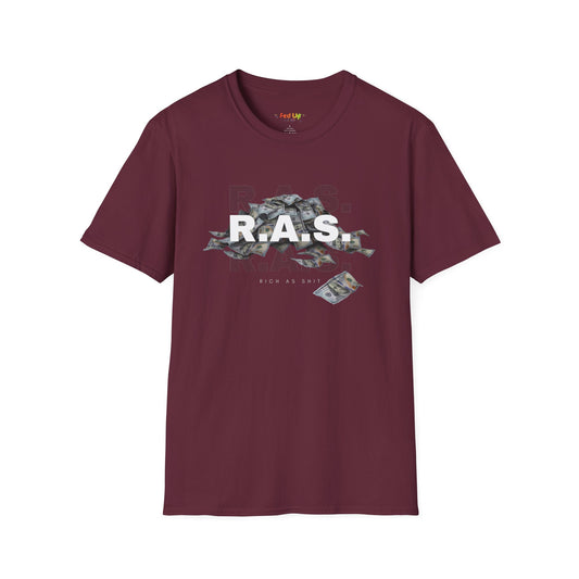 Rich As Shit - Unisex Softstyle T-Shirt