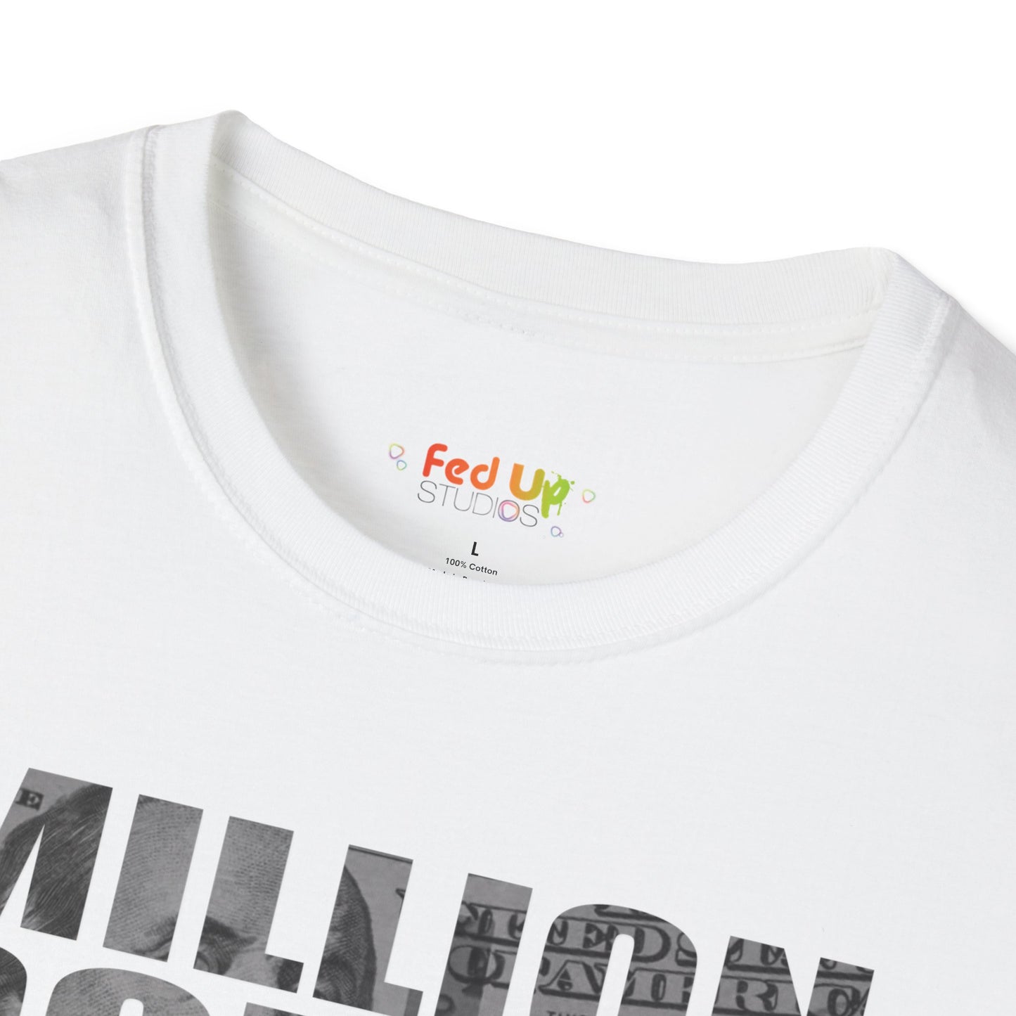 Million Dollar Mindset Unisex Softstyle T-Shirt - Motivational Apparel for Success Seekers