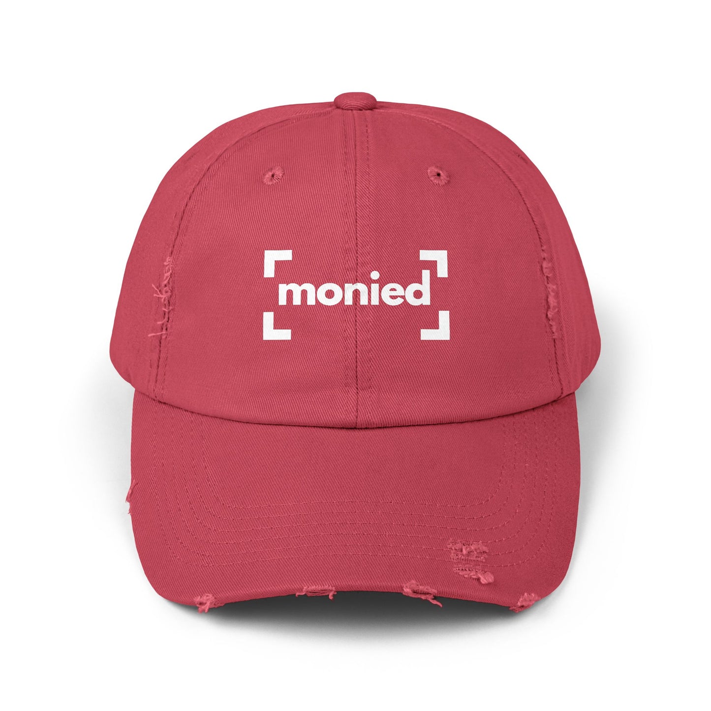 Trendy Distressed Cap - Monied Hat, Unisex Fashion Accessory, Gift for Entrepreneurs, Casual Everyday Wear, Adjustable