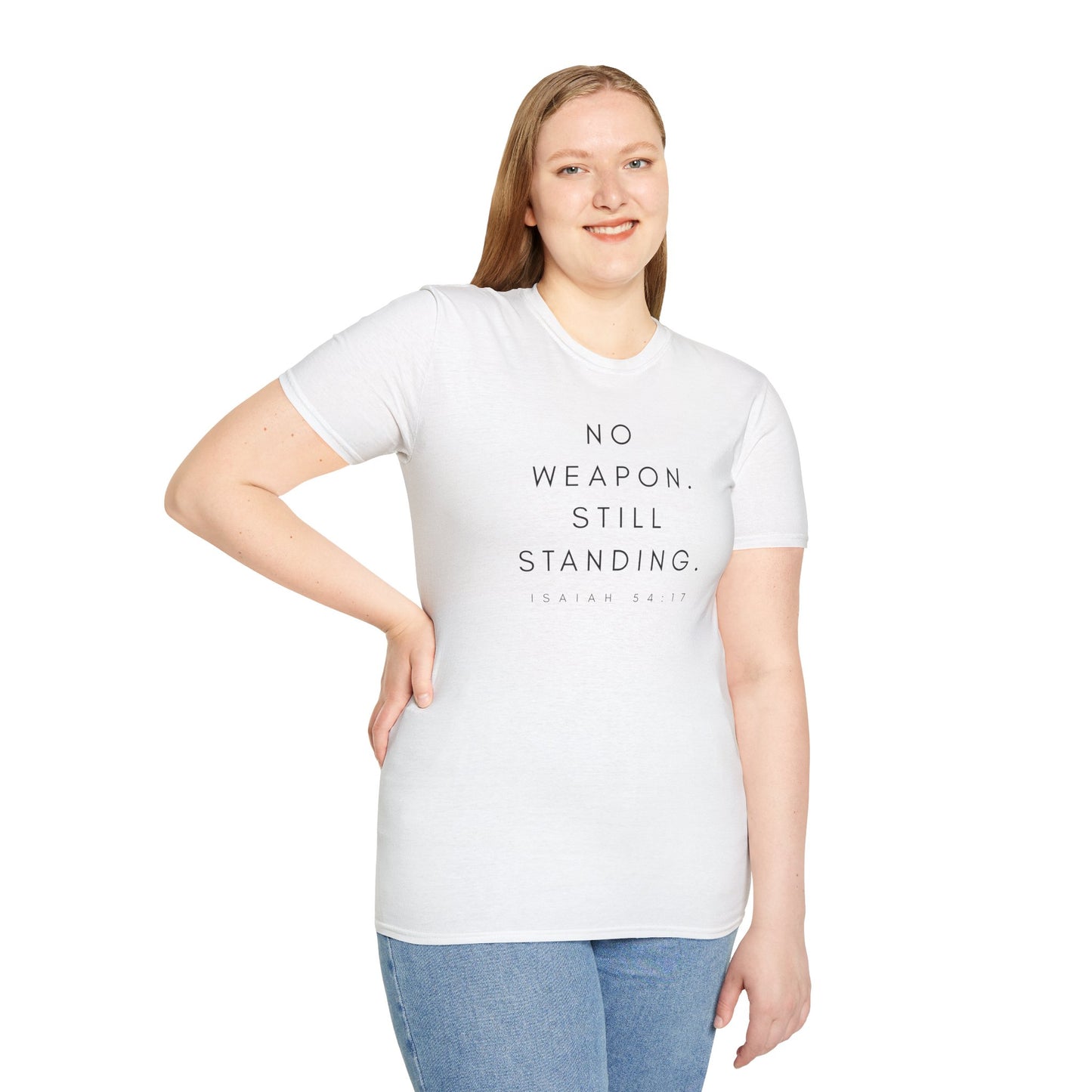 ISAIAH 54:17 | Unisex Softstyle T-Shirt
