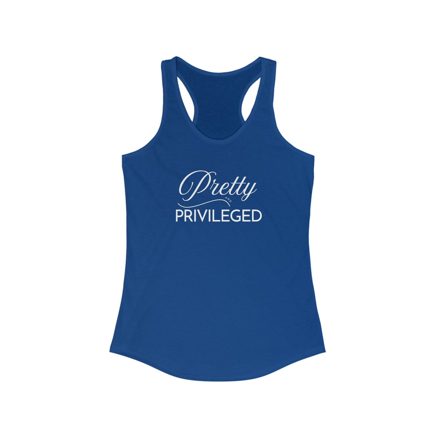 Pretty Privileged Women's Racerback Tank - Stylish & Comfortable Activewear