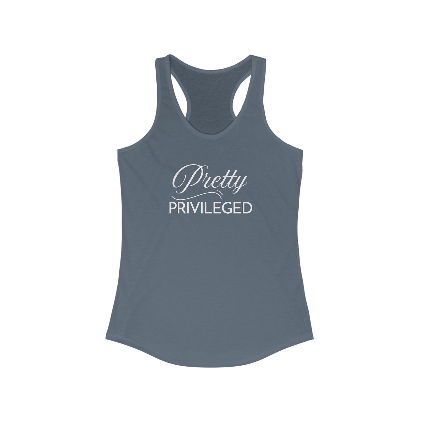 Pretty Privileged Women's Racerback Tank - Stylish & Comfortable Activewear