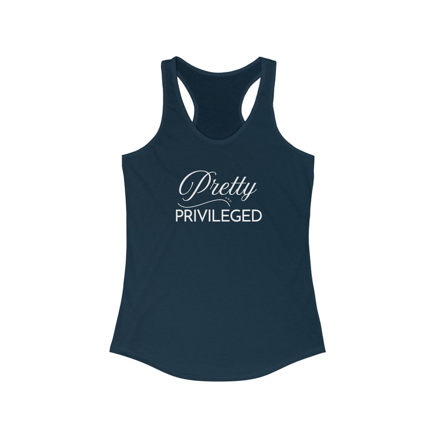 Pretty Privileged Women's Racerback Tank - Stylish & Comfortable Activewear