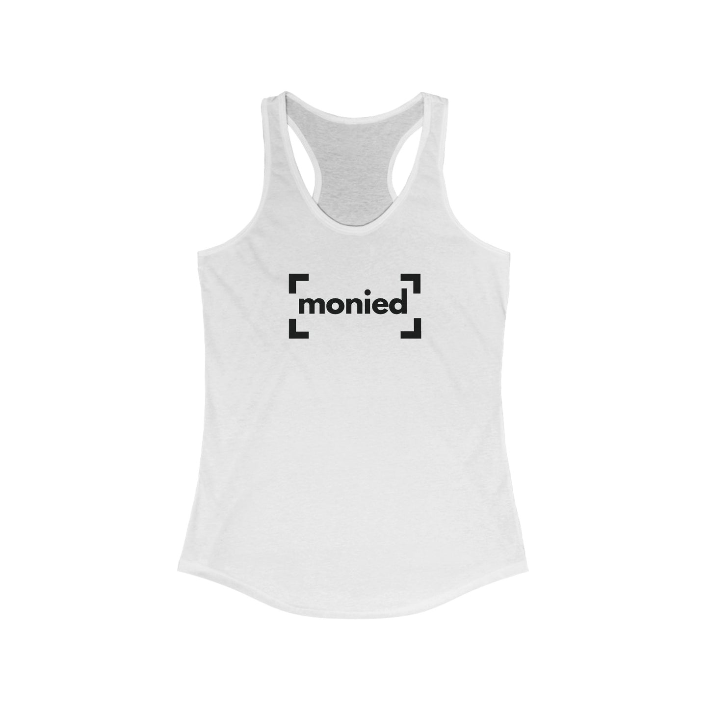 Monied - Motivational Women's Racerback Tank Top