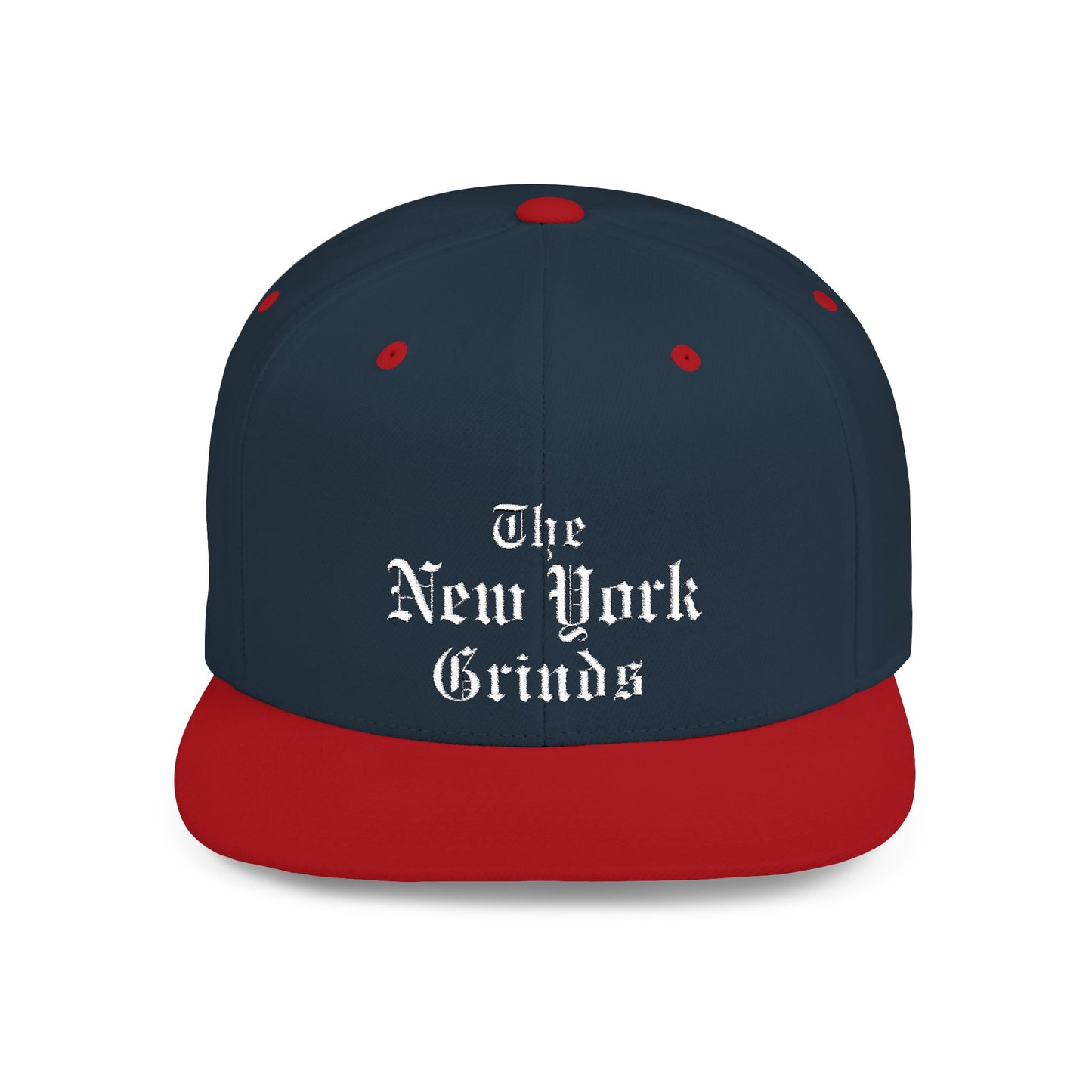 New York Grinds Flat Bill Snapback Hat - Stylish Streetwear Cap for Trendsetters