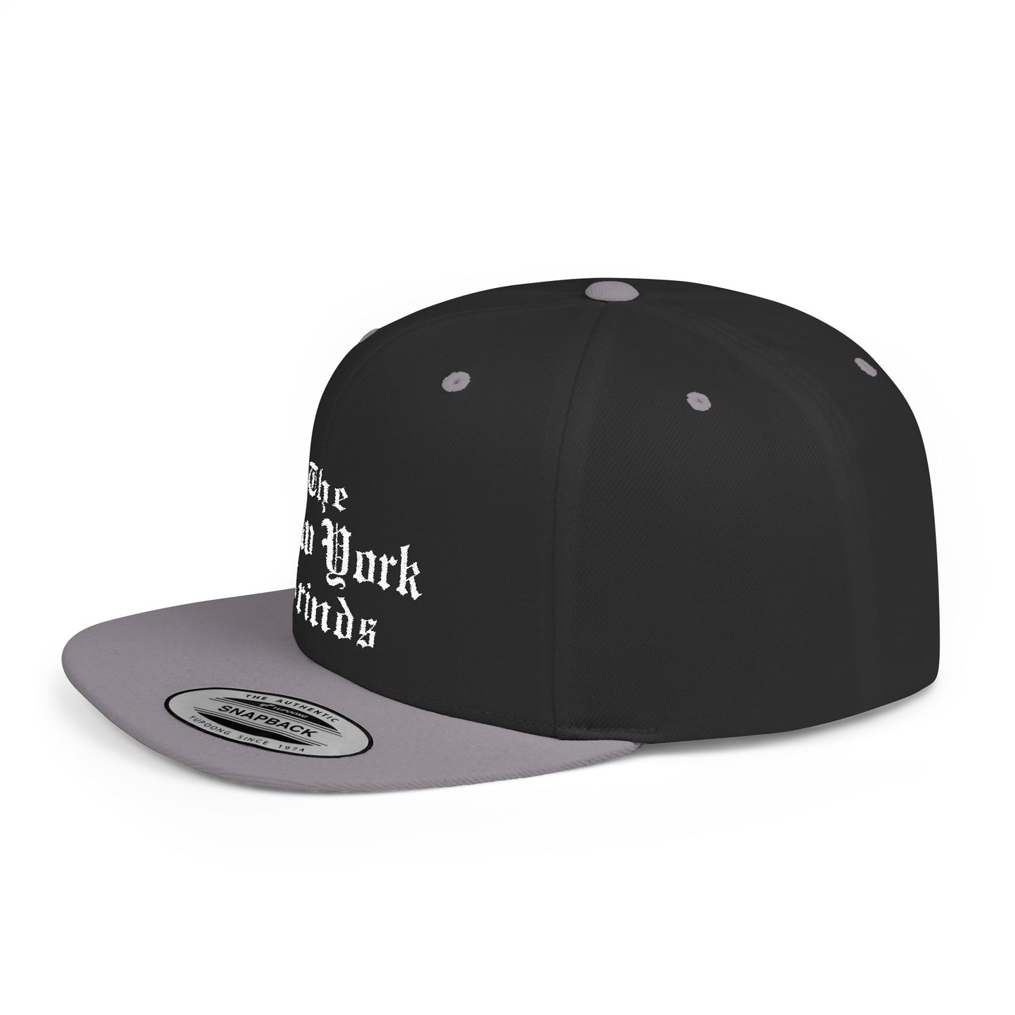 New York Grinds Flat Bill Snapback Hat - Stylish Streetwear Cap for Trendsetters