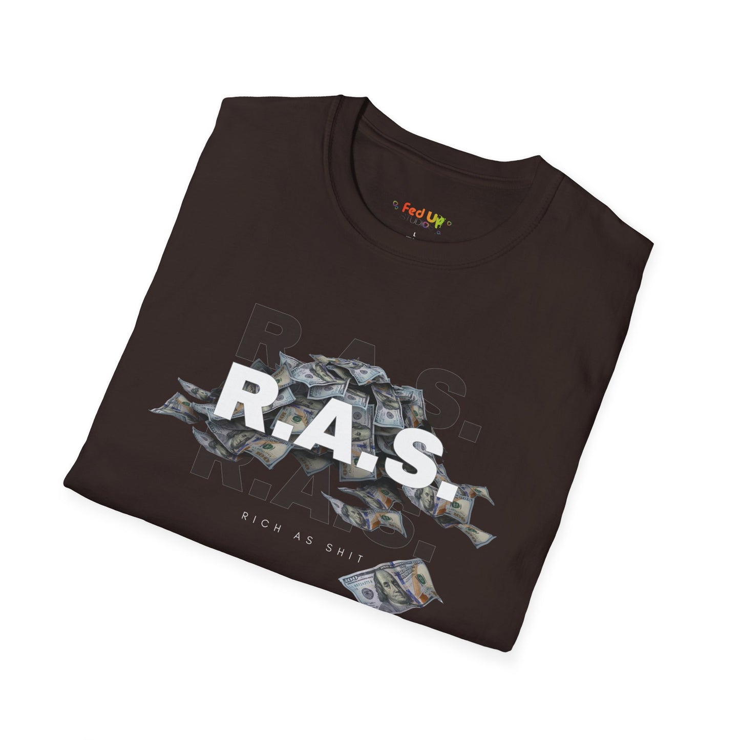 Rich As Shit - Unisex Softstyle T-Shirt