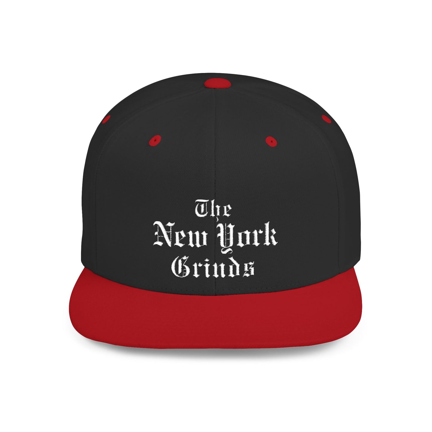 New York Grinds Flat Bill Snapback Hat - Stylish Streetwear Cap for Trendsetters