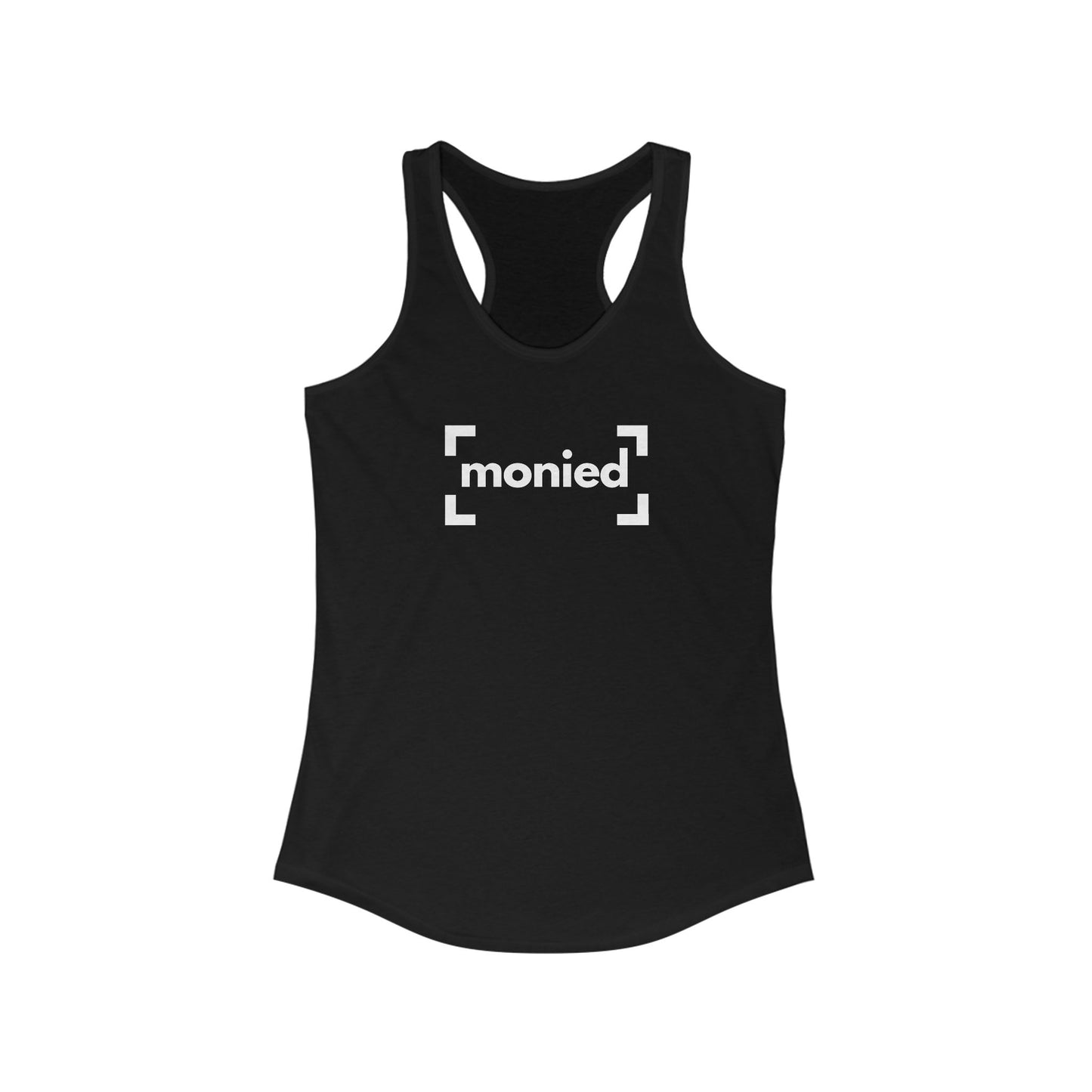 Monied - Motivational Women's Racerback Tank Top